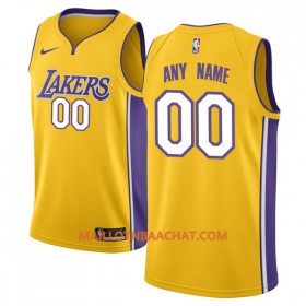Maillot NBA Los Angeles Lakers Personnalisable Nike 2017-18 Or Swingman - Homme